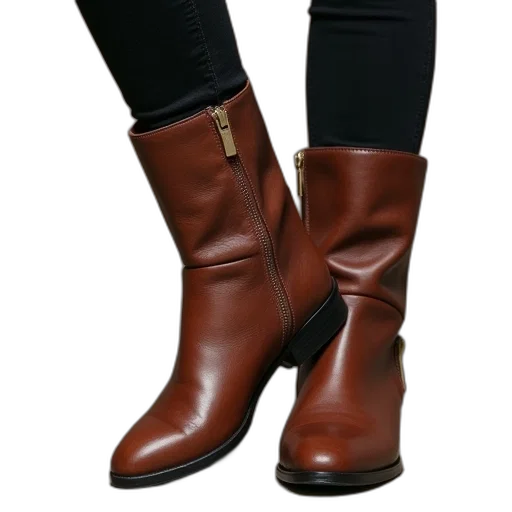 shoes, pair, womens, leather transparent PNG cut-out
