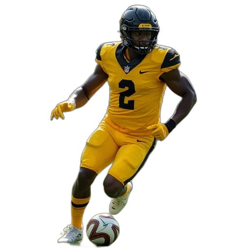 yellow, black, oregon, football transparent PNG cut-out