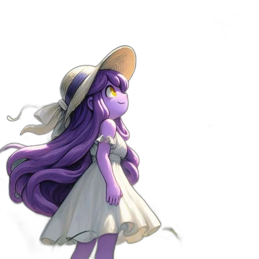 hat, dress, crown, staff, concept art, pixel art, anime, fantasy art transparent PNG cut-out