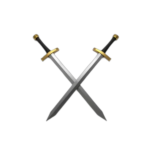 sword, weapon, staff, jewelry, 3d render, pixel art, concept art, fantasy art transparent PNG cut-out
