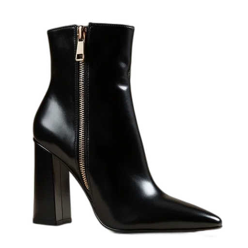 shoes, side, zipper, ankle, boot transparent PNG cut-out
