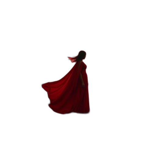 dress, umbrella, jacket, staff transparent PNG cut-out