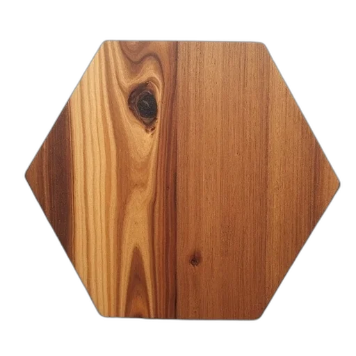 furniture, face, tree, crown, 3d render, earth tones, wooden, hexagonal transparent PNG cut-out