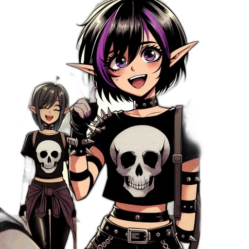 weapon, comic book art, concept art, cartoon, fantasy art, dark, monochrome, three transparent PNG cut-out