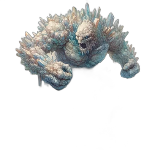 creature, hair, dragon, animal, concept art, 3d render, fantasy art, pixel art transparent PNG cut-out