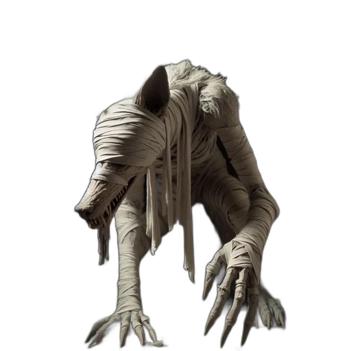creature, mask, staff, animal, concept art, 3d render, fantasy art, photorealistic transparent PNG cut-out