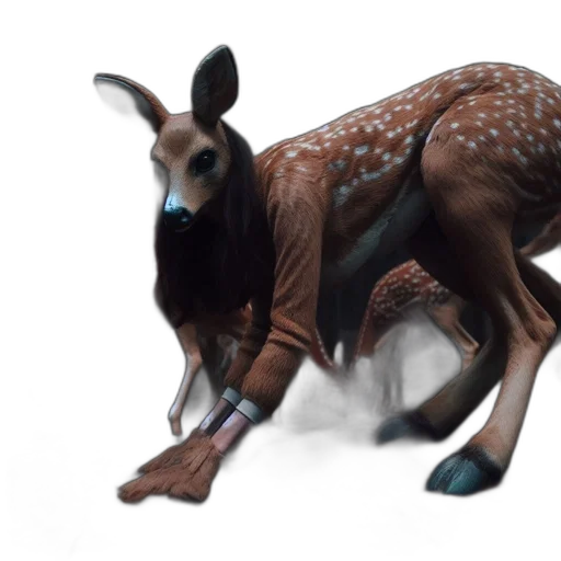 animal, creature, staff, weapon, concept art, 3d render, fantasy art, photorealistic transparent PNG cut-out