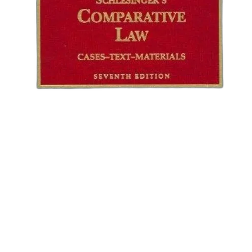 book, titled, schlesinger, comparative, law, cases-text-materials, ugo, mattei transparent PNG cut-out