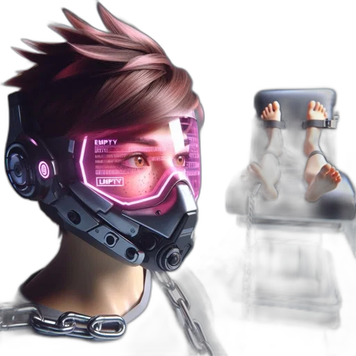 robot, mask, face, concept art, 3d render, cyberpunk, photorealistic, futuristic transparent PNG cut-out