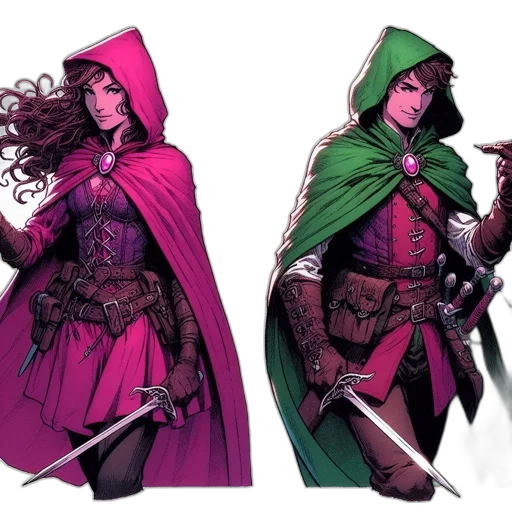 concept art, comic book art, fantasy art, pixel art, colorful, dark, green, red transparent PNG cut-out