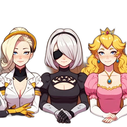 crown, staff, pixel art, anime, concept art, fantasy art, monochrome, golden transparent PNG cut-out