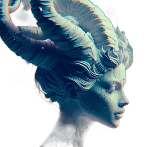 dragon, mask, creature, face, fantasy art, concept art, 3d render, photorealistic transparent PNG cut-out