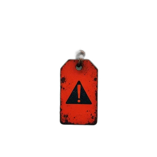jewelry, jacket, staff, 3d render, red, illustration, danger, tag transparent PNG cut-out