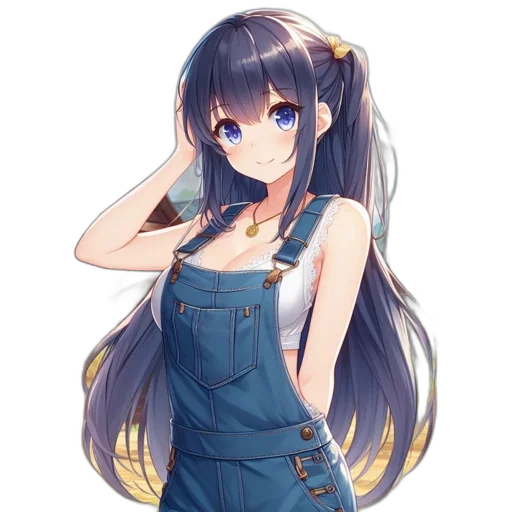 dress, staff, flower, jewelry, anime, pixel art, fantasy art, cartoon transparent PNG cut-out