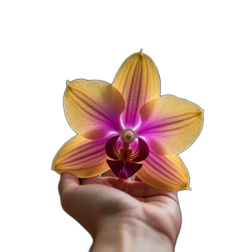 flower, jewelry, crown, staff, 3d render, photorealistic, vaporwave, concept art transparent PNG cut-out