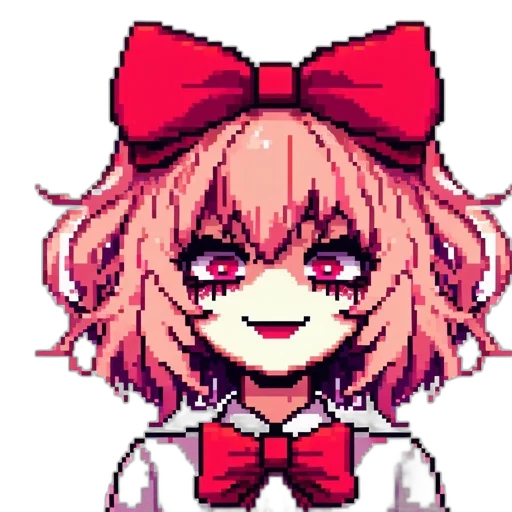face, creature, staff, animal, pixel art, anime, cartoon, concept art transparent PNG cut-out