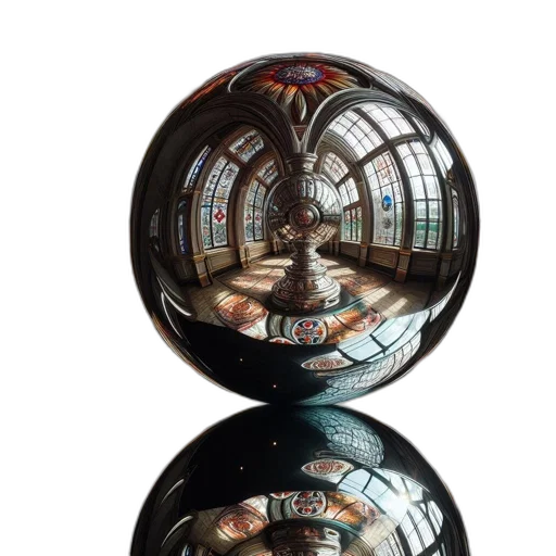 furniture, 3d render, photorealistic, concept art, fantasy art, outer space, stained, glass transparent PNG cut-out
