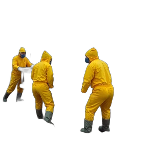 jacket, staff, mask, concept art, 3d render, outer space, group, people transparent PNG cut-out