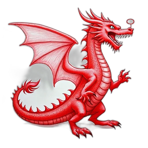 dragon, staff, fantasy art, concept art, 3d render, photorealistic, red, sketch transparent PNG cut-out