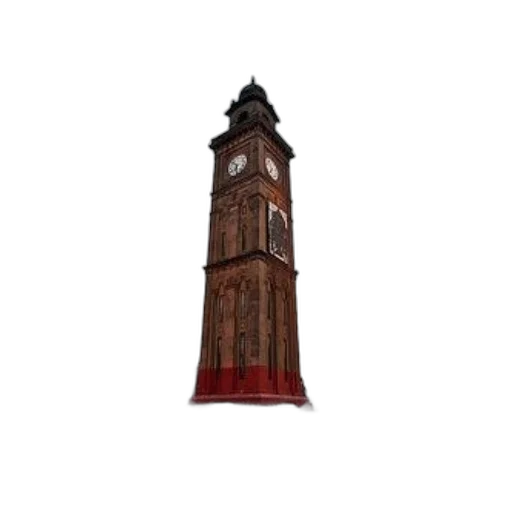 building, dress, staff, umbrella, 3d render, photorealistic, pixel art, concept art transparent PNG cut-out