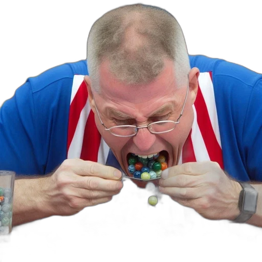 jewelry, staff, weapon, creature, man, wearing, american, flag transparent PNG cut-out