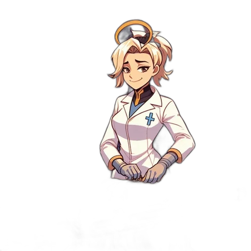 staff, jacket, weapon, pixel art, concept art, cartoon, anime, pastel transparent PNG cut-out