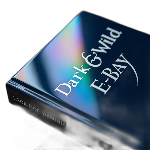 3d render, photorealistic, close-up, dark, blue, book, glossy, cover transparent PNG cut-out
