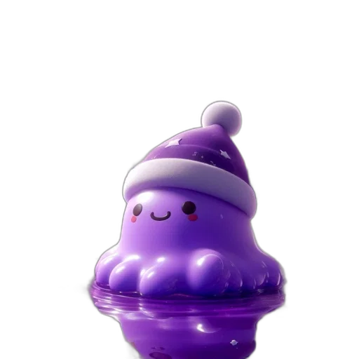 hat, creature, crown, bottle, 3d render, concept art, vaporwave, photorealistic transparent PNG cut-out