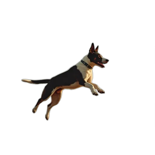 animal, staff, creature, 3d render, photorealistic, pixel art, concept art, dog transparent PNG cut-out
