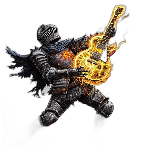 weapon, sword, staff, concept art, fantasy art, pixel art, armored, knight transparent PNG cut-out