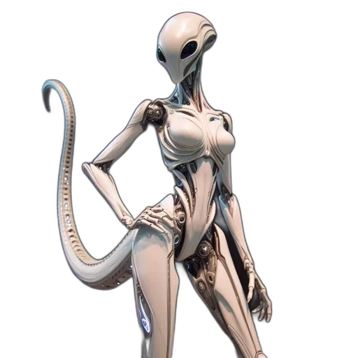 robot, creature, staff, animal, concept art, 3d render, comic book art, fantasy art transparent PNG cut-out
