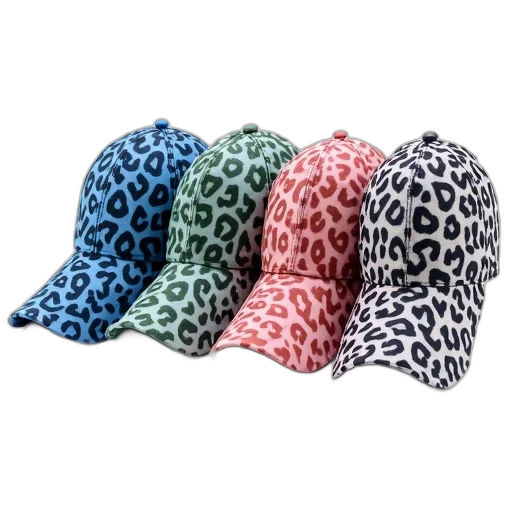 hat, umbrella, collection, adult, baseball, caps, leopard, print transparent PNG cut-out