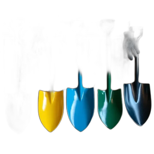 staff, umbrella, 3d render, photorealistic, fog, fire, colorful, blue transparent PNG cut-out