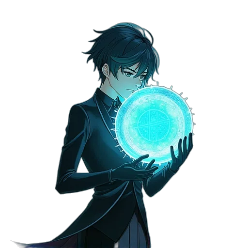 staff, weapon, sword, jacket, concept art, fantasy art, anime, pixel art transparent PNG cut-out