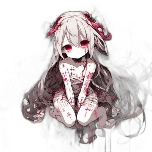 dress, mask, creature, face, pixel art, anime, fantasy art, concept art transparent PNG cut-out