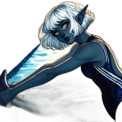 sword, weapon, staff, creature, concept art, watercolor, anime, fantasy art transparent PNG cut-out