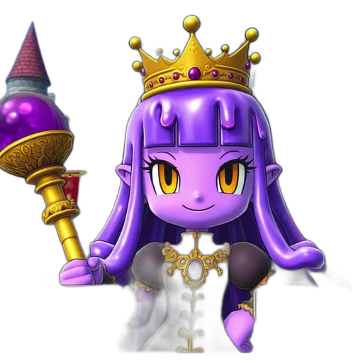crown, staff, weapon, hat, 3d render, concept art, pixel art, fantasy art transparent PNG cut-out