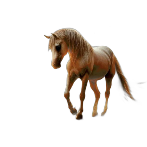 animal, creature, hair, dragon, photorealistic, 3d render, concept art, pixel art transparent PNG cut-out