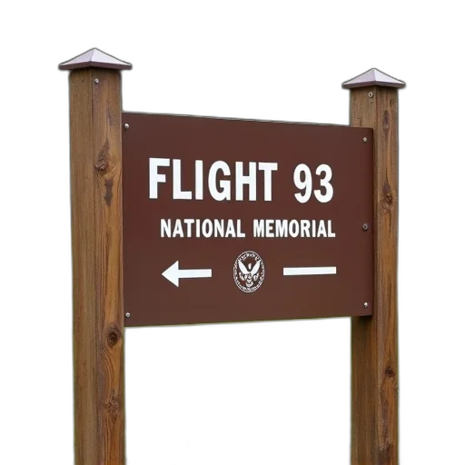 brown, sign, white, lettering, mounted, wooden, post, reads transparent PNG cut-out