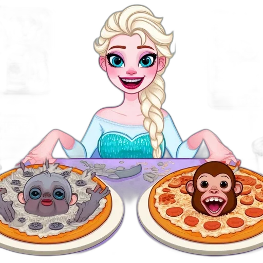 food, concept art, cartoon, 3d render, pixel art, fire, pastel, colorful transparent PNG cut-out