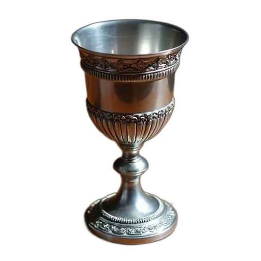 crown, jewelry, staff, furniture, 3d render, photorealistic, silver, goblet transparent PNG cut-out