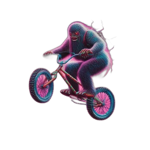 creature, animal, car, robot, concept art, 3d render, vaporwave, pixel art transparent PNG cut-out