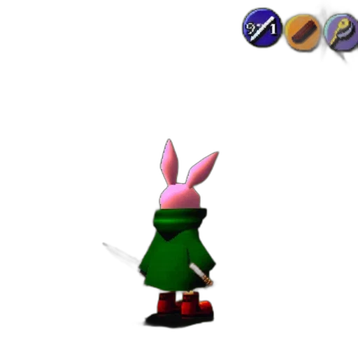 hat, weapon, creature, staff, 3d render, concept art, pixel art, vaporwave transparent PNG cut-out