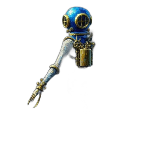staff, robot, weapon, sword, concept art, 3d render, pixel art, fantasy art transparent PNG cut-out