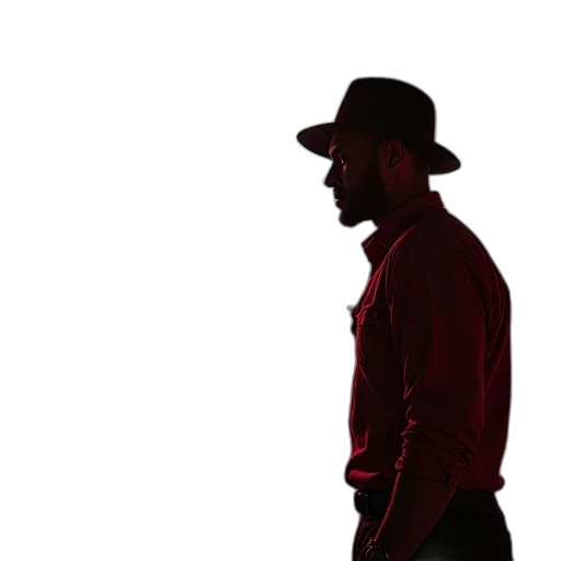 hat, jacket, staff, robot transparent PNG cut-out
