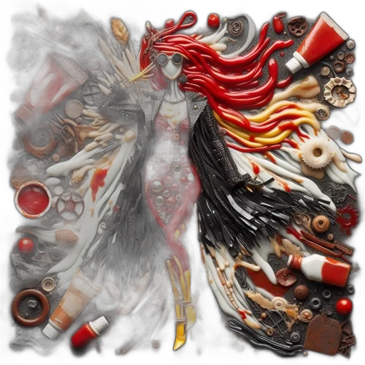 fantasy art, concept art, pixel art, photorealistic, fire, red, vibrant, artwork transparent PNG cut-out