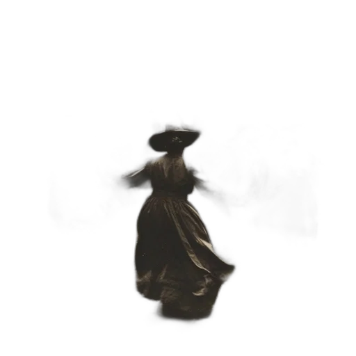 dress, hat, hair, mask, concept art, 3d render, photorealistic, fantasy art transparent PNG cut-out