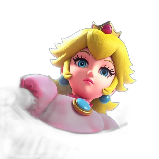 weapon, face, crown, 3d render transparent PNG cut-out