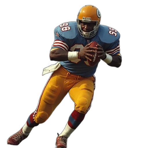concept art, photorealistic, 3d render, pixel art, barry, pierce, signed, football transparent PNG cut-out