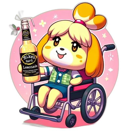 bottle, concept art, pixel art, cartoon, 3d render, golden, creature, dog-cat transparent PNG cut-out